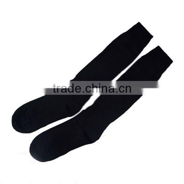 Hot Sale Breathable Plain striped long socks