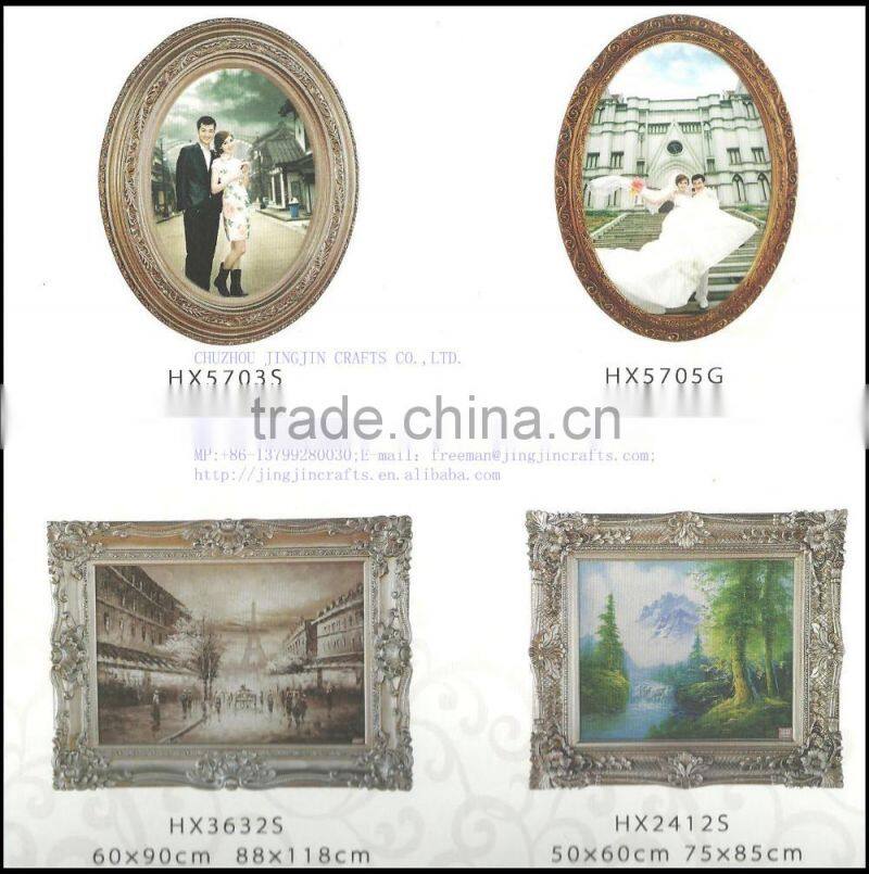 big vintage resin wall hanging photo frame