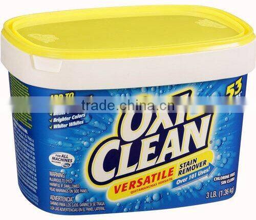 Washing Powder Storage Rectangular Plastic Buckets with Lids, High Quality Plastic Buckets with Lids