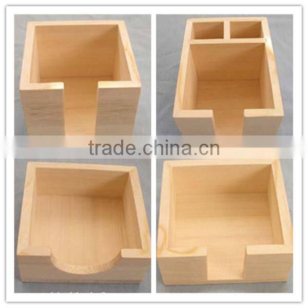 2016 new design decoration wooden pen holder rack funny office supply wholesale