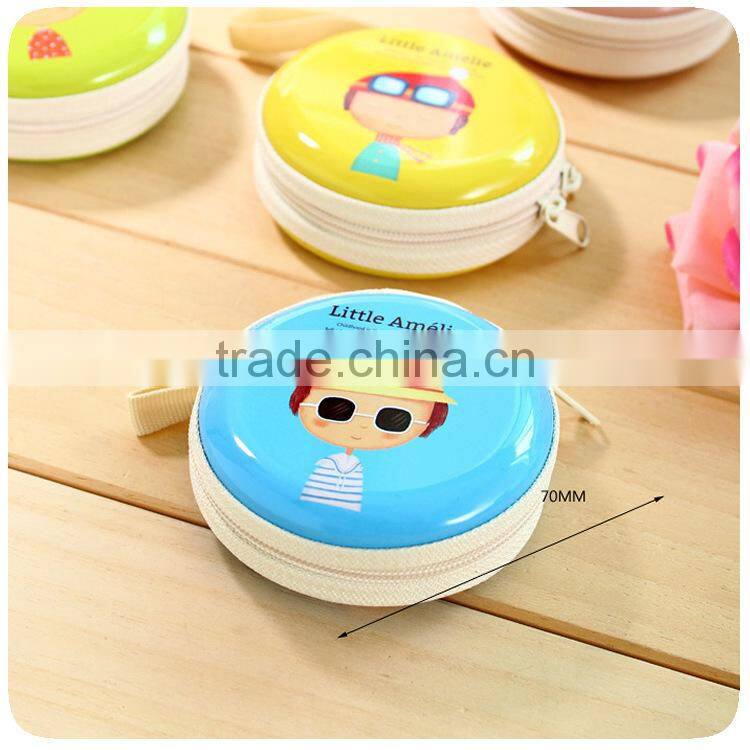 J475 Yellow Colo Clear Coin Bag with high quality