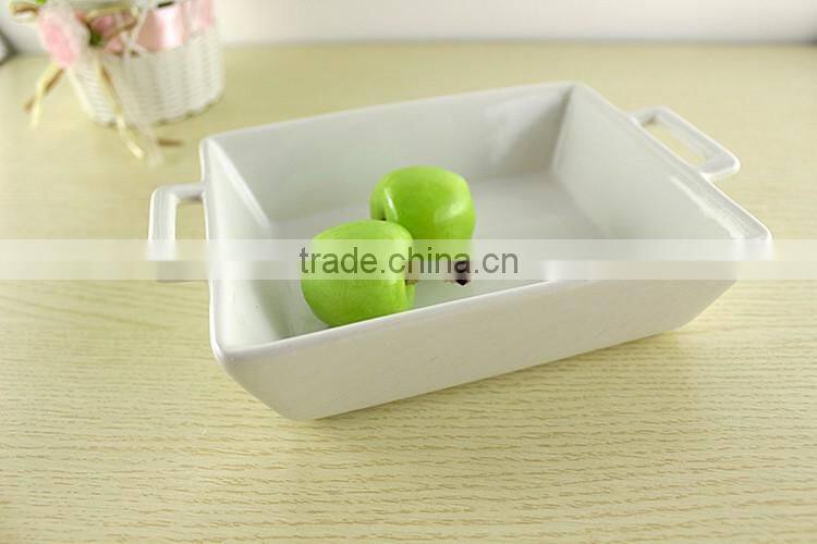 China factory suppliers custom dinnerware ceramic food serving tray