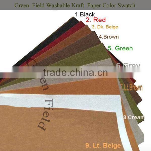 Brown washable kraft paper tissue case,wholesale kraft paper tissue case