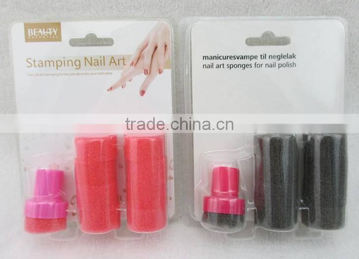 2016 new color stamp nail art clear plastic plate jelly stamp scraper toolset stamp scraper kit