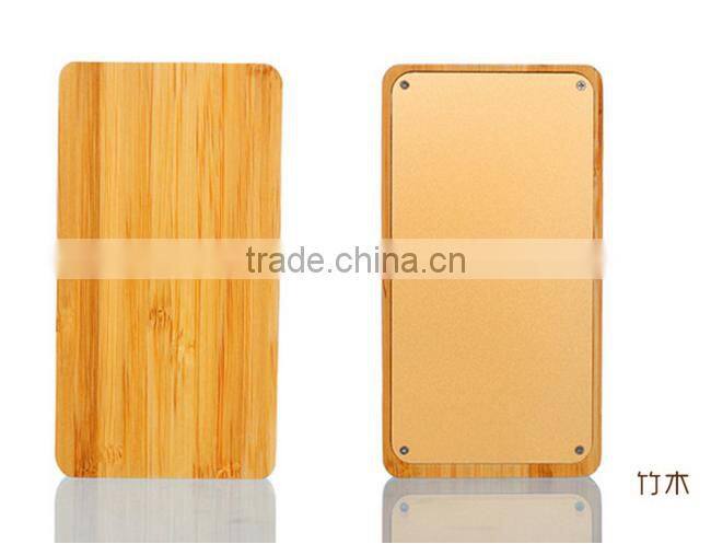High capacity External Portable Power bank Wooden 8000mAh Power Bank