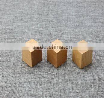 1.5" Natural Unfinished Hardwood Craft Wood Blocks