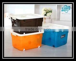 Wholesale Household Cheap PP New Storage Box With Wheels