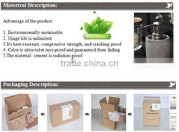 Wholesale Cheap Natural Concrete Cement Tall Decoration Crystal Glass Flower Vase