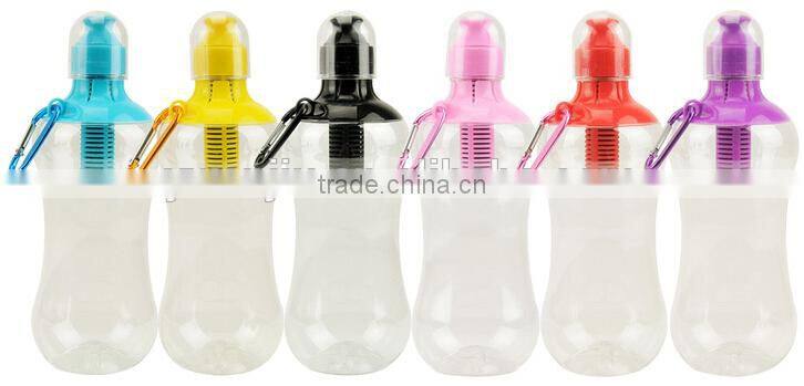 Supply fashion creative Mountaineering buckle large filtering water bottle / cup