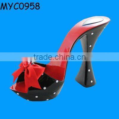 Ceramic shoe decoration for cake