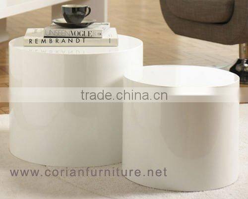 Corianfurniture arylic solid surface made ew printing Folding Owl jacquard square storage seat