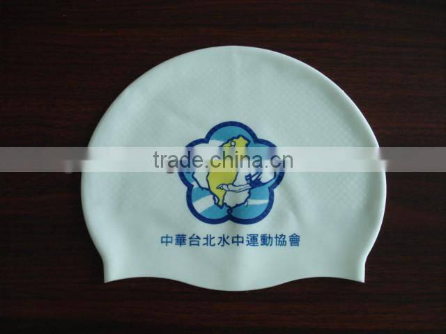 Beautiful and comfortable silicone swimming cap/any shape can be make silicone swim cap/novelty swimming cap