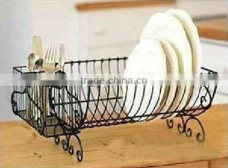 Household New Design Dinner Metal Plate Rack