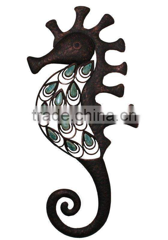 Metal Seahorse Decoration