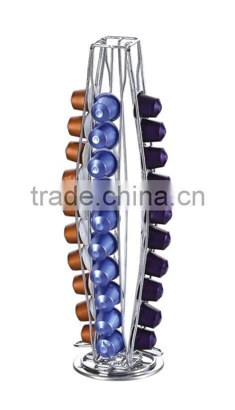 40PCS Nesspresso Capsule Coffee Pod Holder |mentalfinished in Chrome