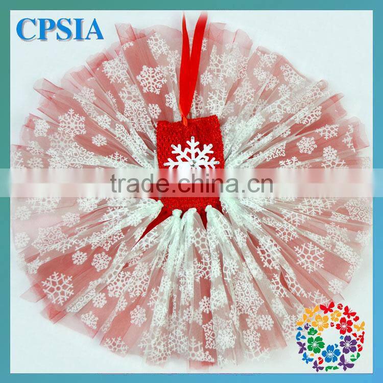New Arrival Wholesale Lovely Tulle Summer Girls Snowflake Tutu Dress Snowflake Princess Costume
