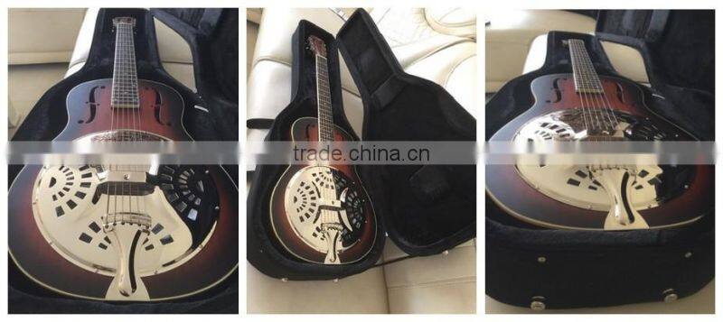 Resonator guitar with metal resonator, Dobro guitar, Blues resonator guitar