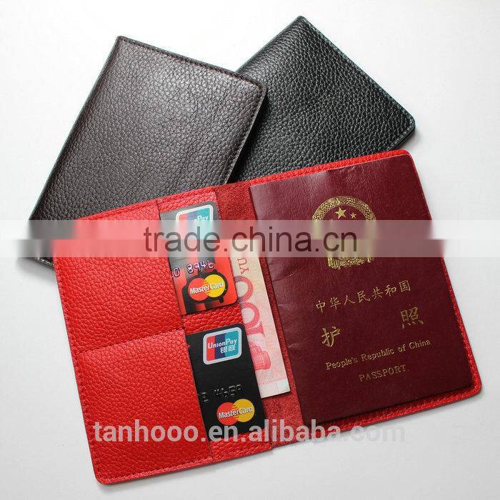 Concise design RFID passport wallet custom passport holder