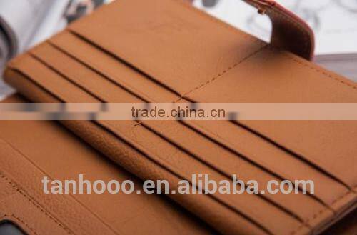 Women's Genuine Leather wallet trifold card money long purse hot