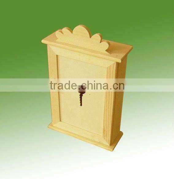 pretty decorative household wooden craft compact key holder