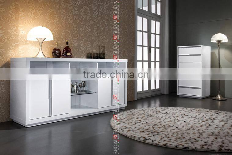 mdf design sideboard / wooden low sideboard / bali sideboard N6326