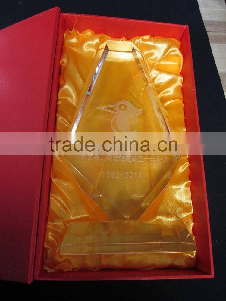 Unique Souvenir Crystal Plaque