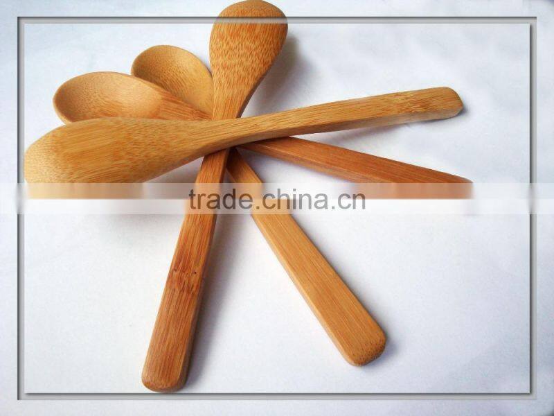 Outdoor picnic portable wooden bamboo spoon,hotel or dining room disposable spoon