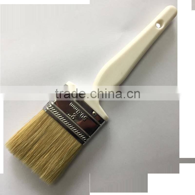 plastic handle stainless steel ferrule mixed bristle paint brush