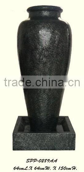 vase water founatin led fiberglass decor fish tank