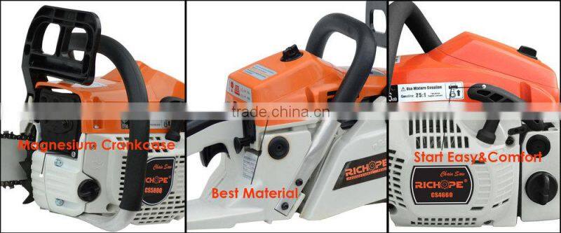 Good quality chain saw Professional woodworking concrete saw cutting machine