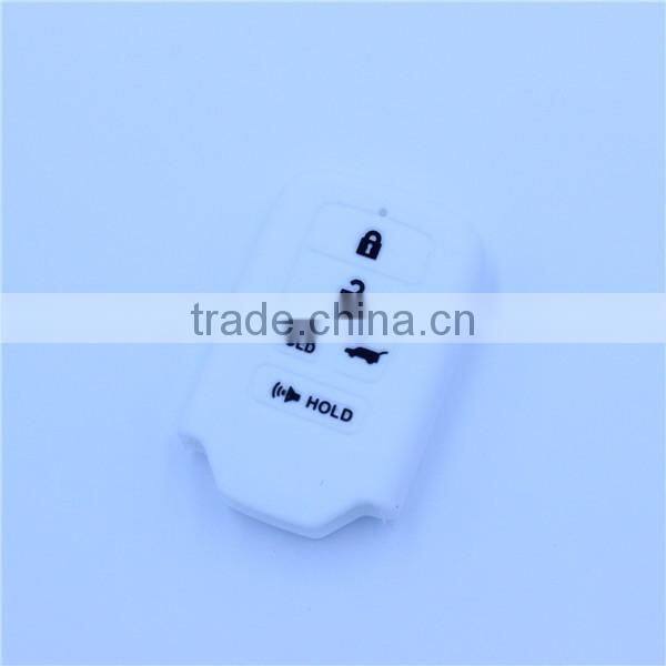 nice silicone rubber car key cover for honda 5 buttons.silicoen key jackets