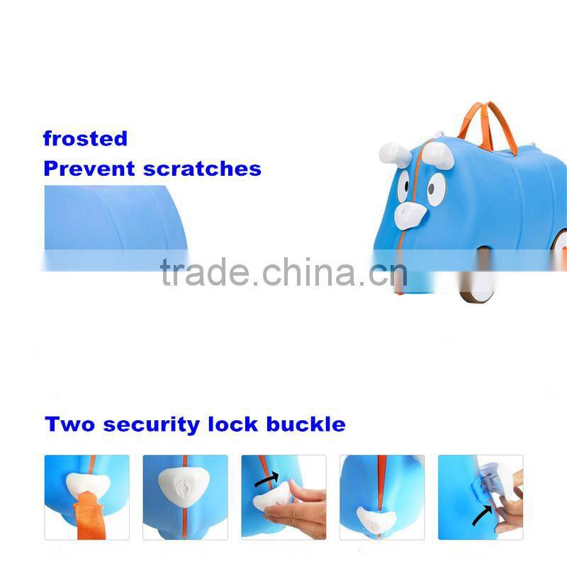 2 in 1 travel suitcase children cartoon luggage quotation