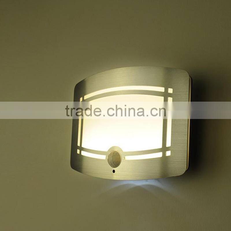 Creative human body sensor night light with warm and white light