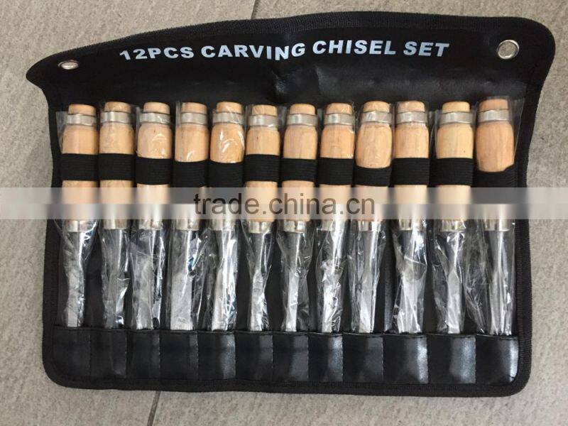 High quality wooden handle chisel for wood carving cutting chisel