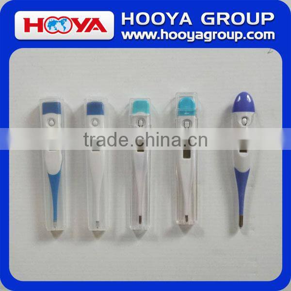 electronic digital thermometer with waterproof flexible instant reading optional