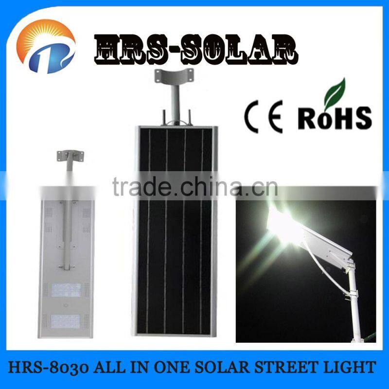 30W LED solar power motion sensor pedestrian lamp