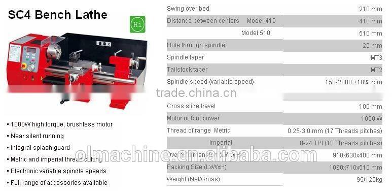 small Lathe including Naro lathe, Baby lathe, Micro lathe, Mini lathe, Bench lathe, with swing 100 110 140 180 210 250 280 305
