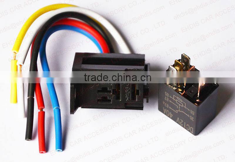 free sample high power relay 40A 12v 24v 5 pin normally open power relay