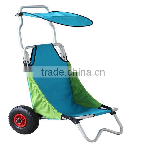 Folding canvas Kayak Trolley, beach cart