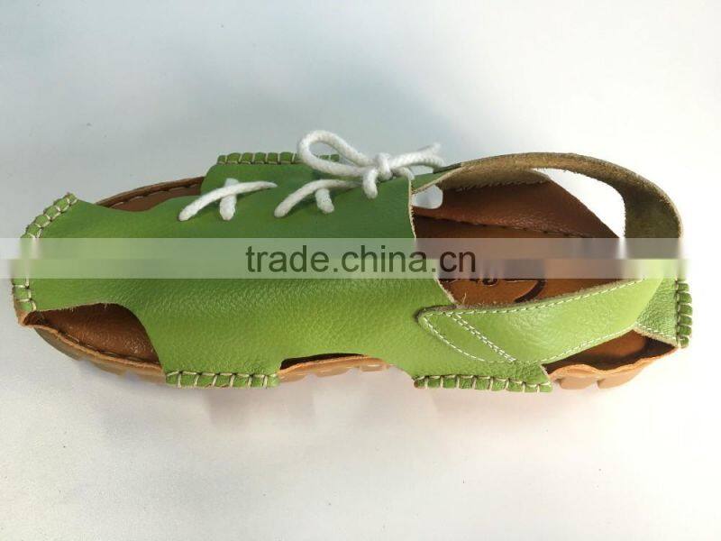 New Style Lacing Sandel Genuine Leather Sandals
