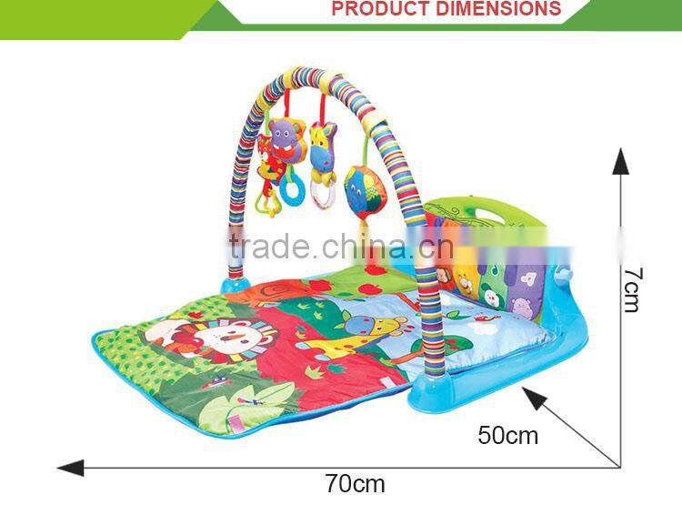 Hot Sale soft piano gym foldable baby floor mat