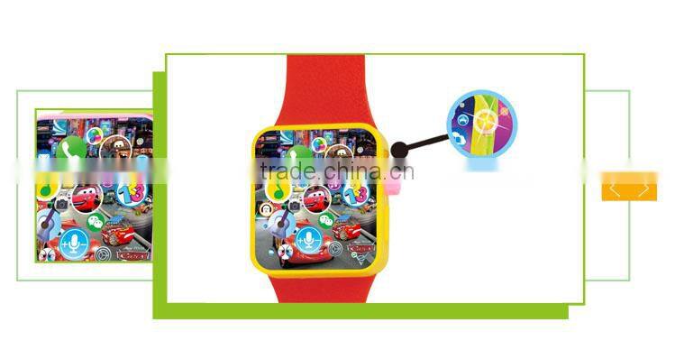 2016 latest cartoon touch kids hand watch toys