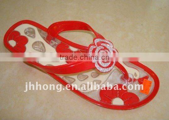children's fancy elastic sandal / flower sandal