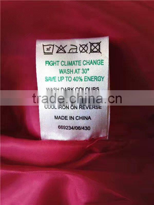 Cheap girl jacket kids winter padded jacket with hood stocklots