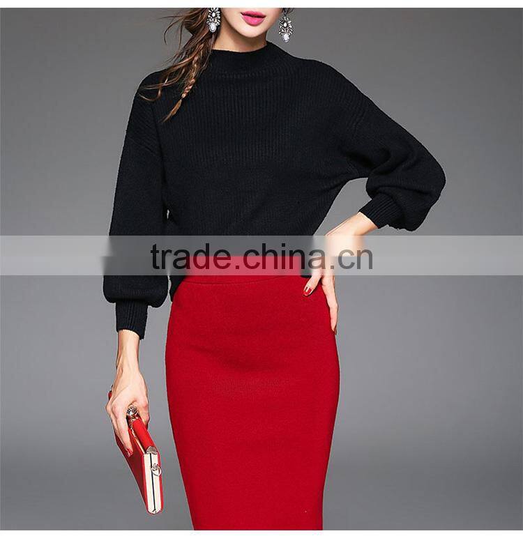 Maxnegio korean style woolen sweater new designs for ladies top