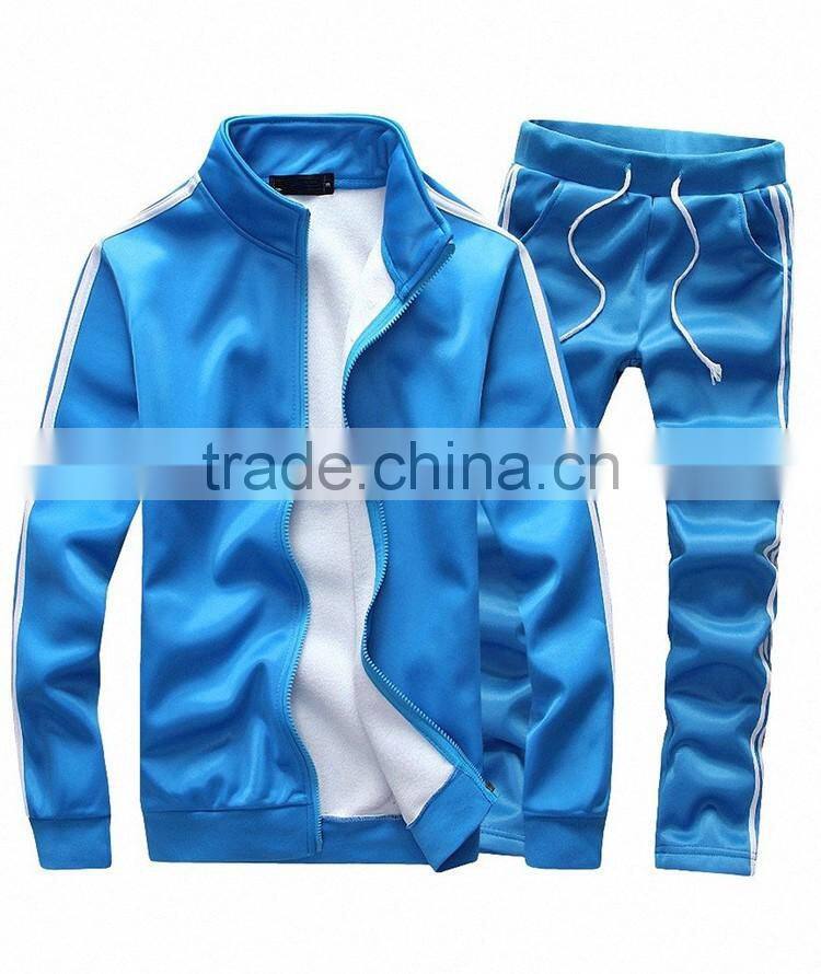 mens suit/warm male sport fleece suit/male Cardigan men's fleece suits autumn leisure coat