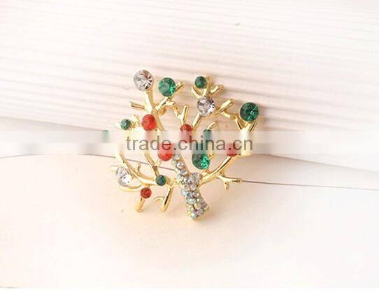 F40648A Christmas decoration fancy jewelry brooch