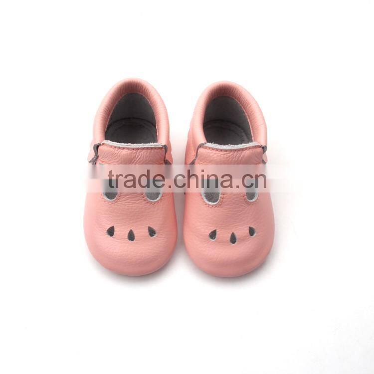 2017 Customized genuine leather baby shoe shenzhen shoe factory