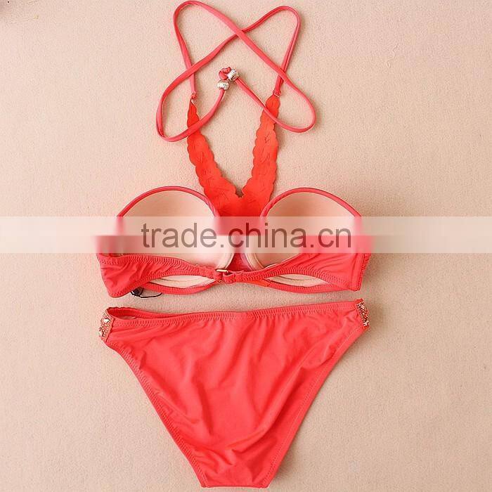 0589 OEM designer China made delicate cheap brazilian bikini 2016 hot kore an teen girl bikini