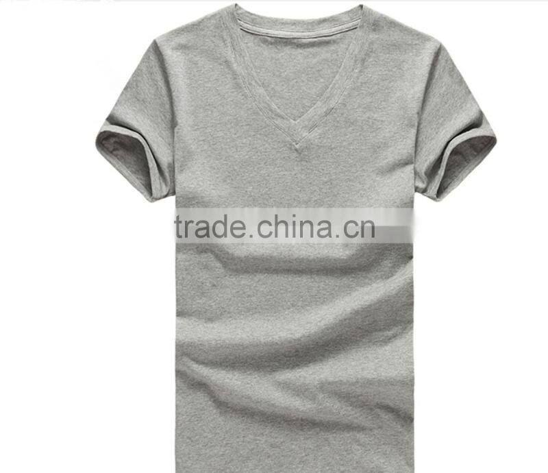Men's cotton V-neck t-shirt DE1011
